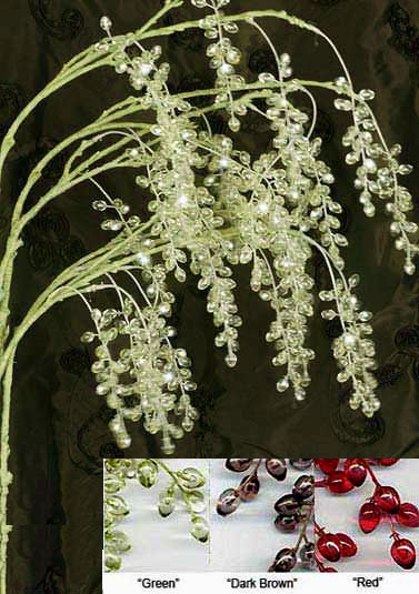 beaded willow branches